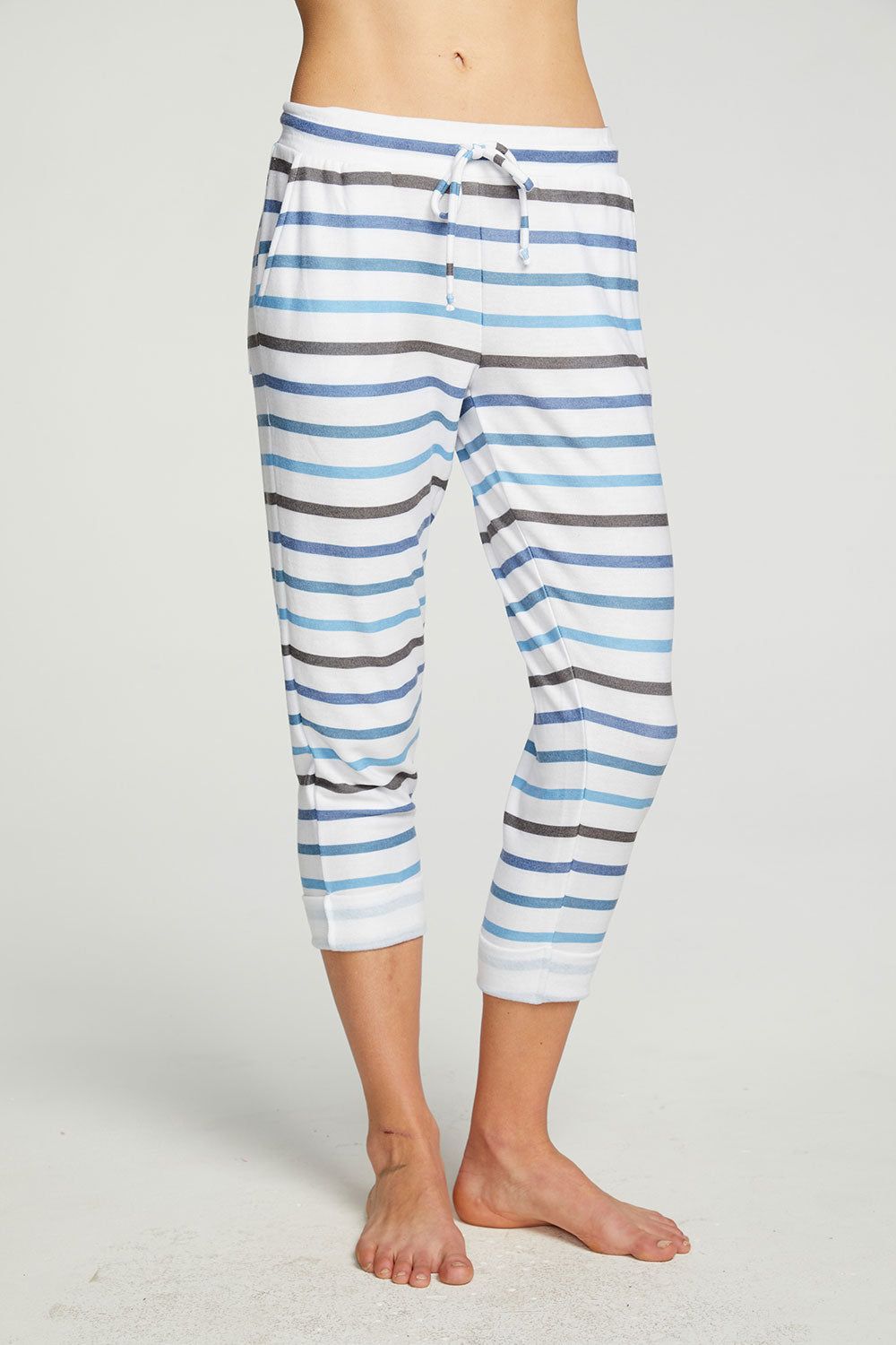 Recycled Cozy Knit Cropped Roll Hem Jogger sold by Chaser product image thumbnail 3