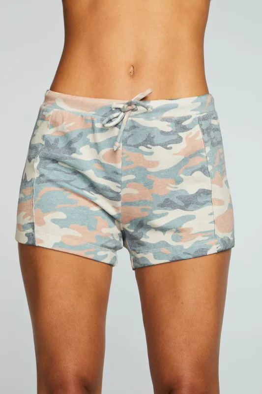 Vintage Fleece Raw Edge Panel Shorts sold by Chaser