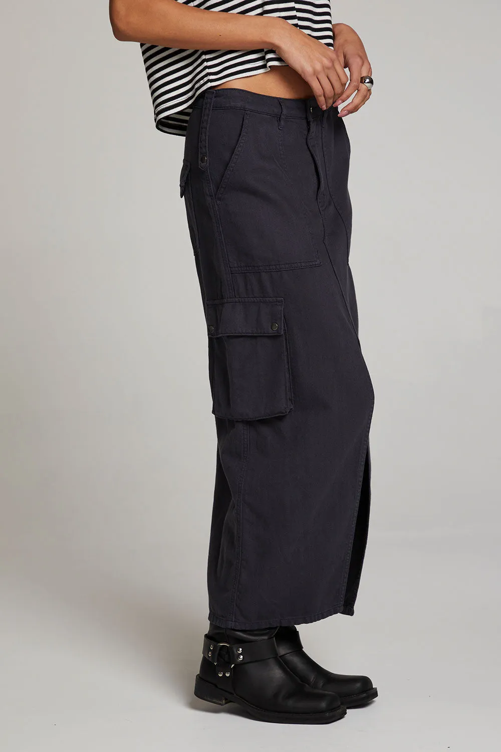 Tri Licorice Maxi Skirt sold by Chaser product image thumbnail 5