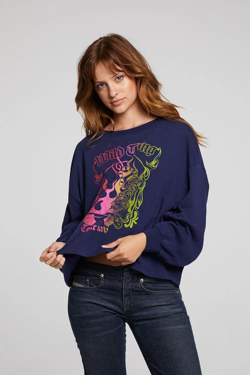 Wild Thing Long Sleeve Tee sold by Chaser product image thumbnail 3