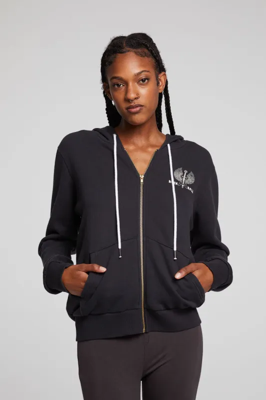 Rock n' Roll Zip Up Hoodie sold by Chaser