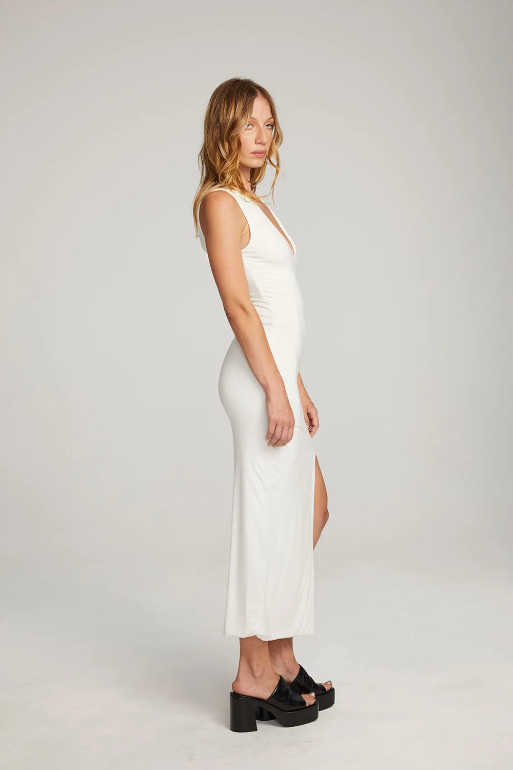 Goldy White Maxi Dress sold by Chaser product image thumbnail 2