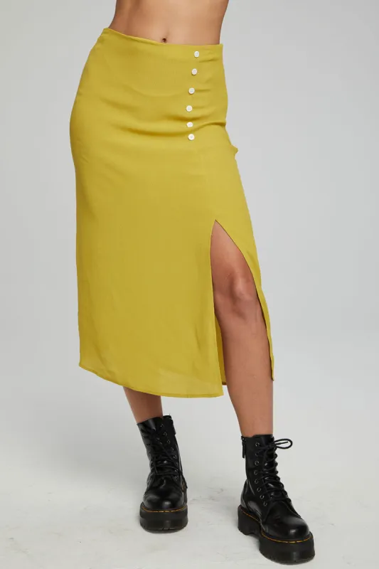 Belle Midi Skirt - Kiwi sold by Chaser