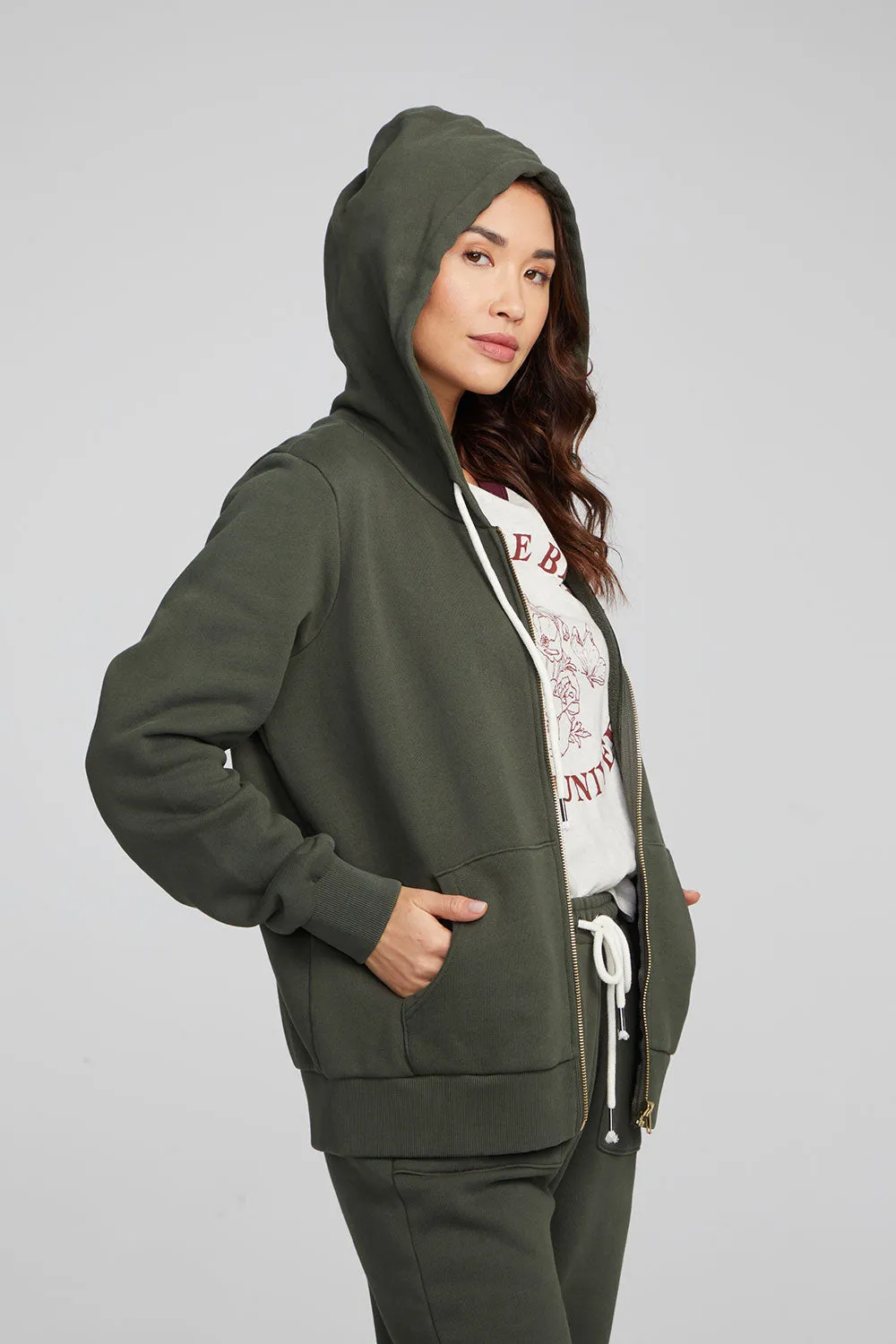 Lex Forest Night Zip Up Hoodie sold by Chaser product image thumbnail 2