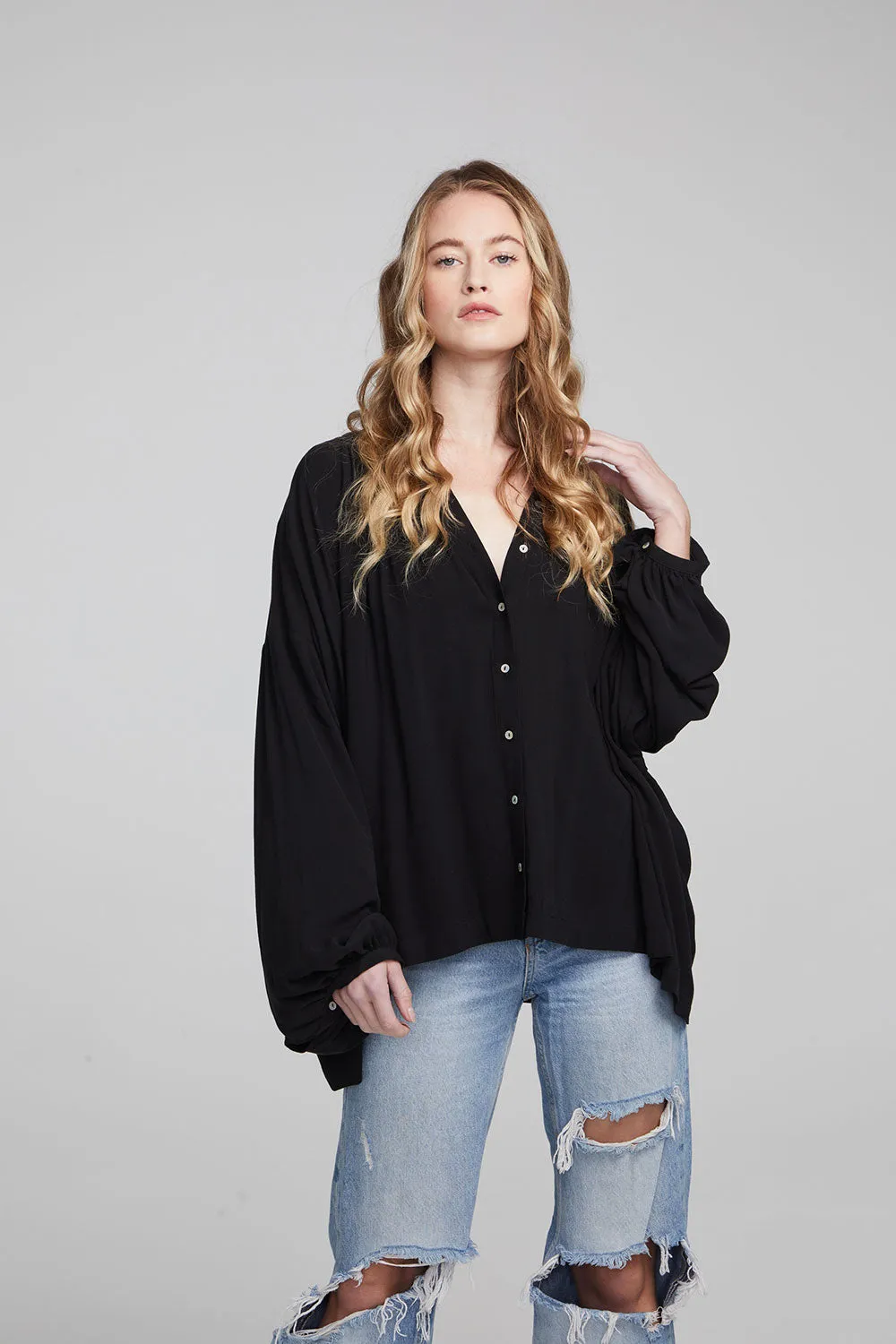 Idol Shadow Black Blouse sold by Chaser product image thumbnail 5