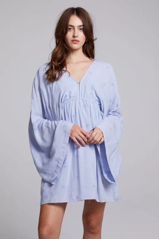 Waverly Faded Denim Blue Mini Dress sold by Chaser