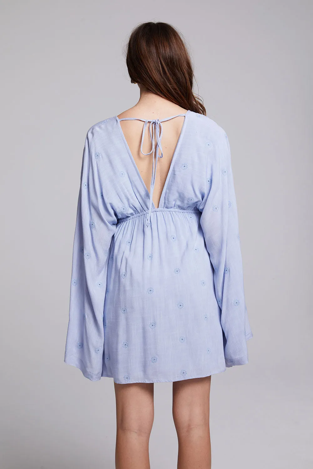 Waverly Faded Denim Blue Mini Dress sold by Chaser product image thumbnail 3