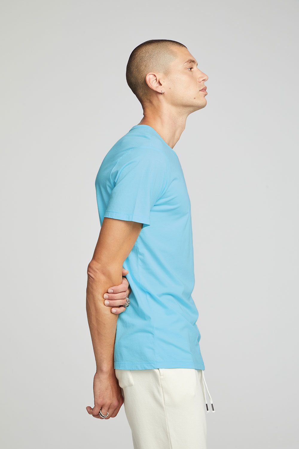 Crew Tee - Clear Blue sold by Chaser product image thumbnail 2