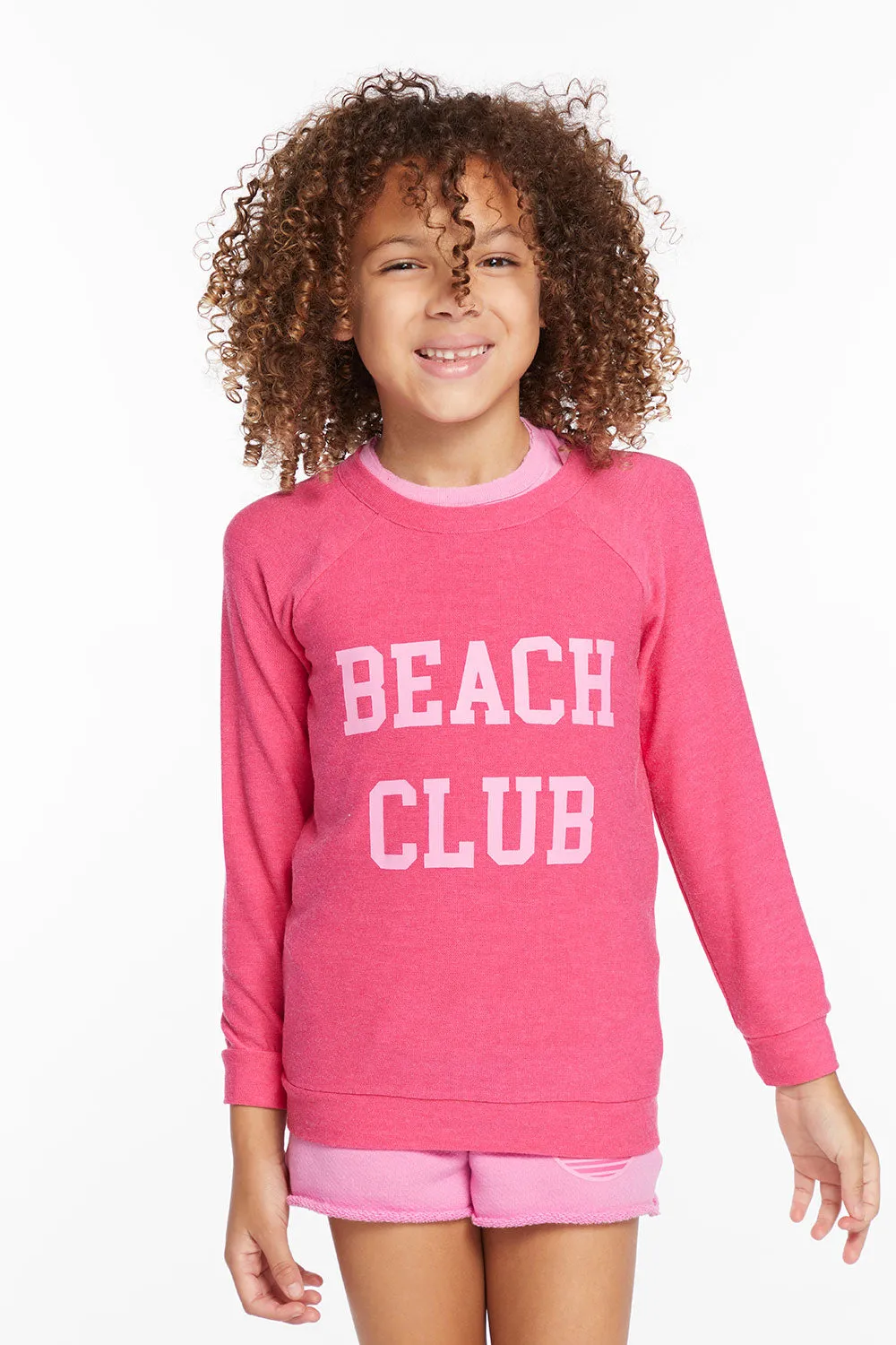 Beach Club Girls Cozy Knit Raglan Pullover sold by Chaser