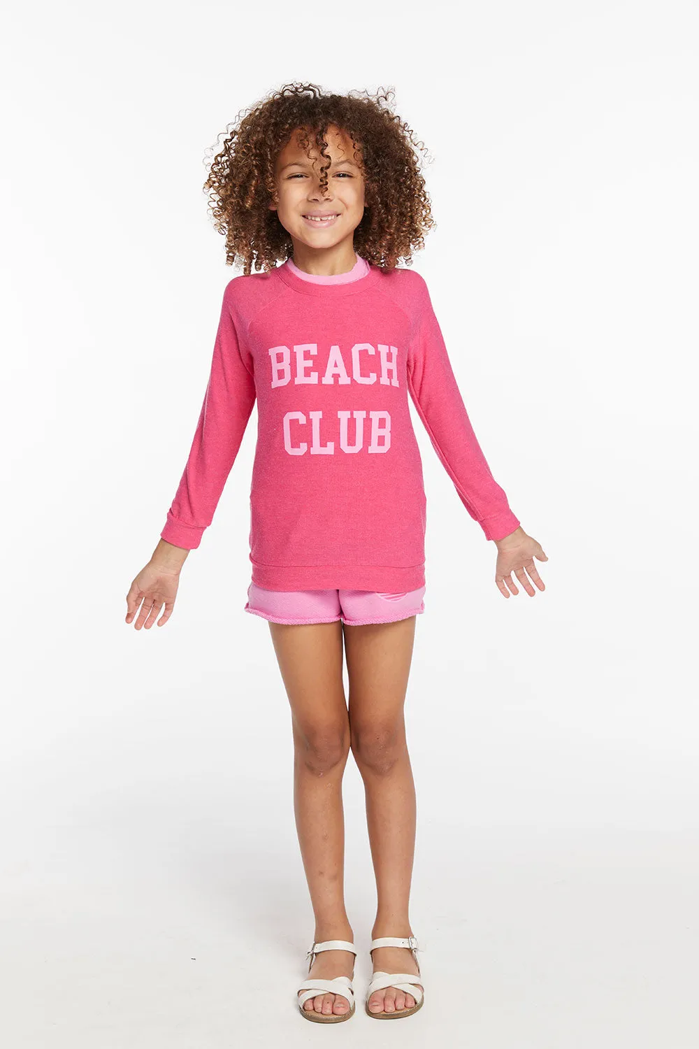 Beach Club Girls Cozy Knit Raglan Pullover sold by Chaser product image thumbnail 4