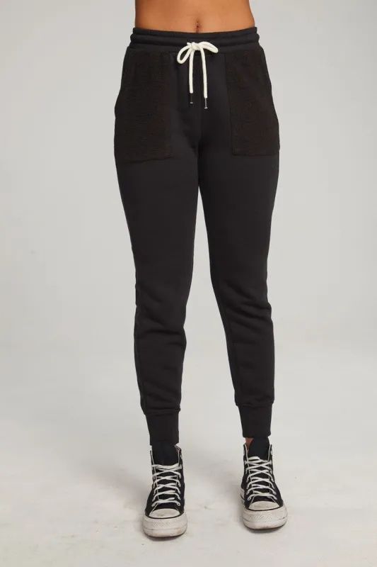 Tessa Licorice Jogger sold by Chaser