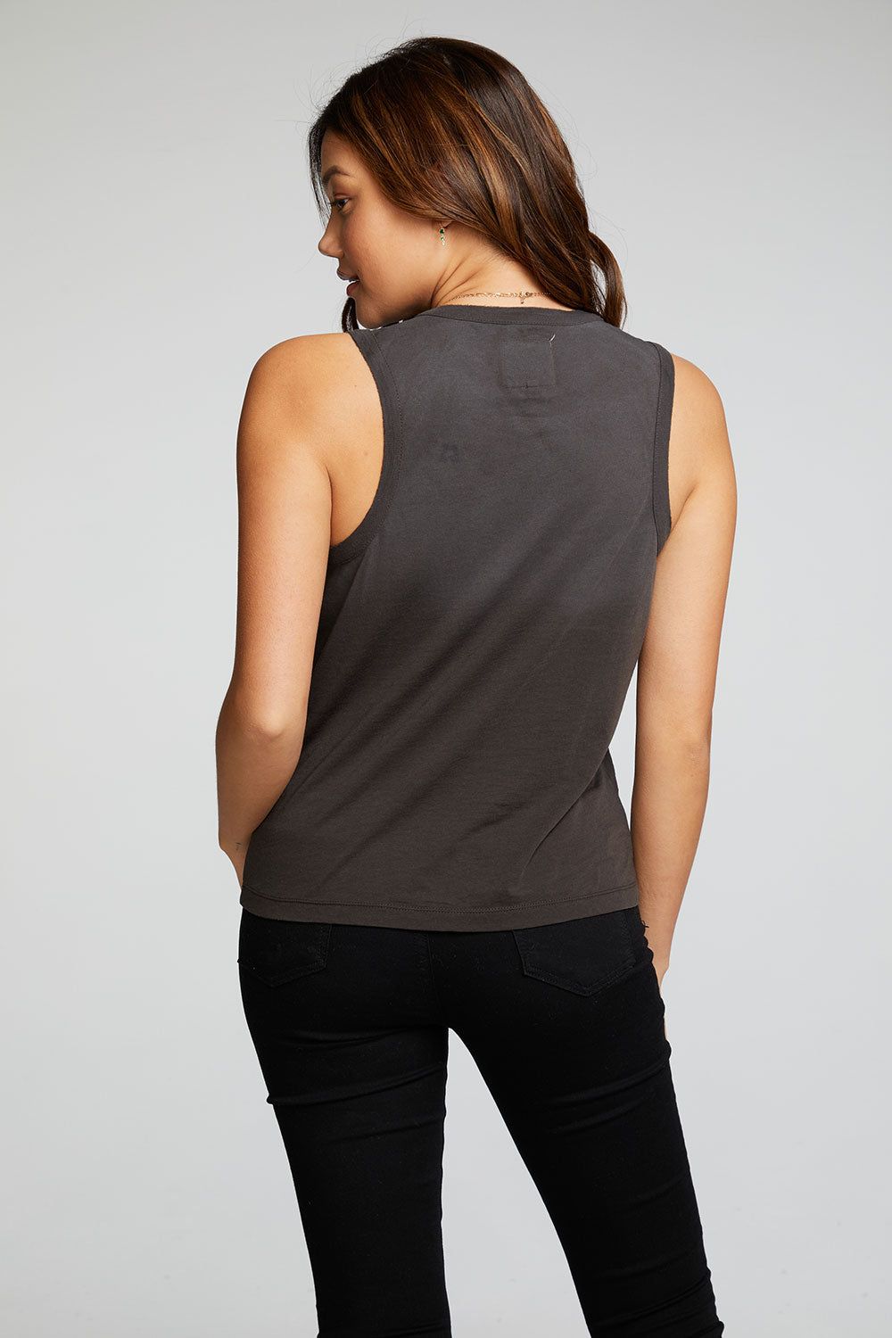 Recycled Vintage Jersey Low Armhole Pocket Muscle sold by Chaser product image thumbnail 2