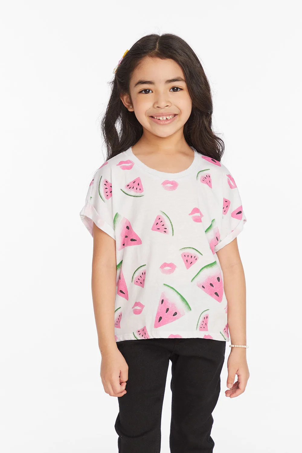 Watermelon Lips Girls Tee sold by Chaser