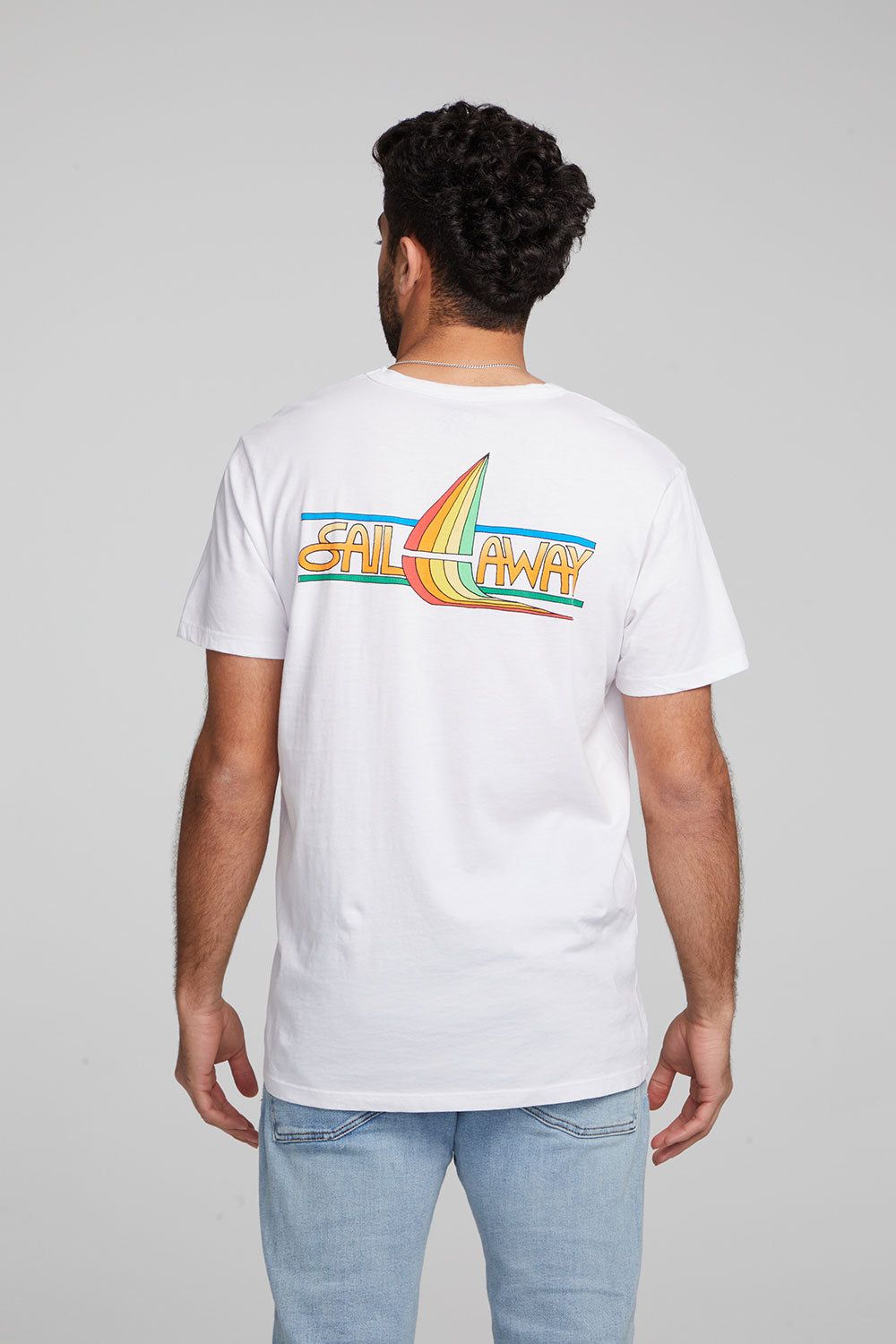 Sail Away Crew Neck Tee sold by Chaser product image thumbnail 2