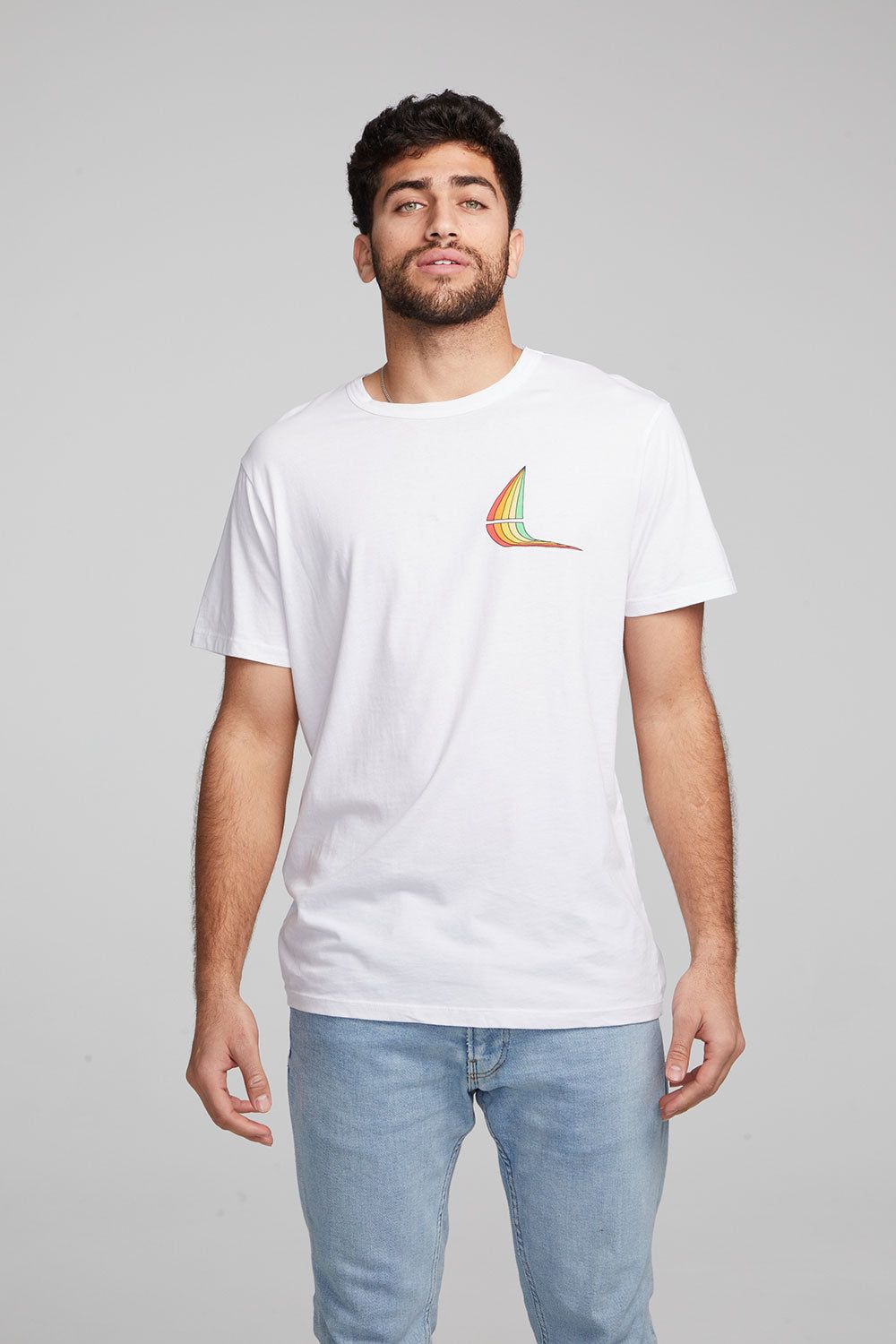 Sail Away Crew Neck Tee sold by Chaser product image thumbnail 3