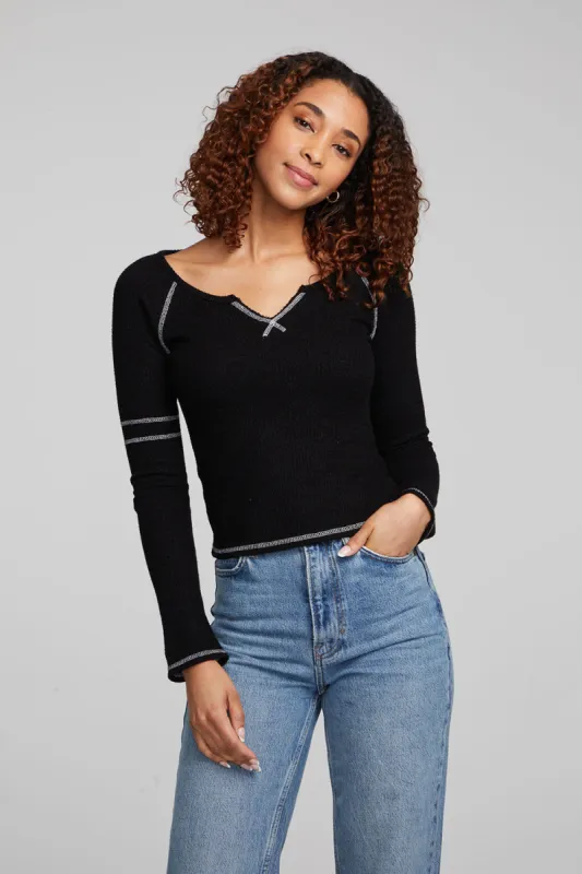 Cooper Shadow Black Long Sleeve sold by Chaser