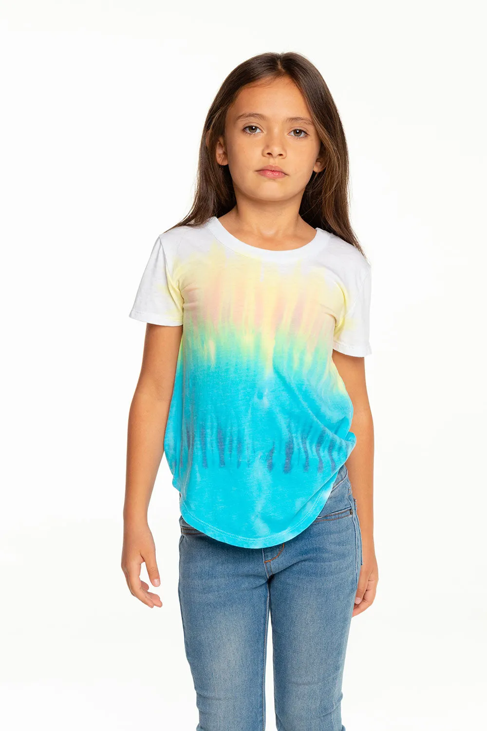 Girls Recycled Vintage Jersey Short Sleeve Scoop Back Shirt sold by Chaser