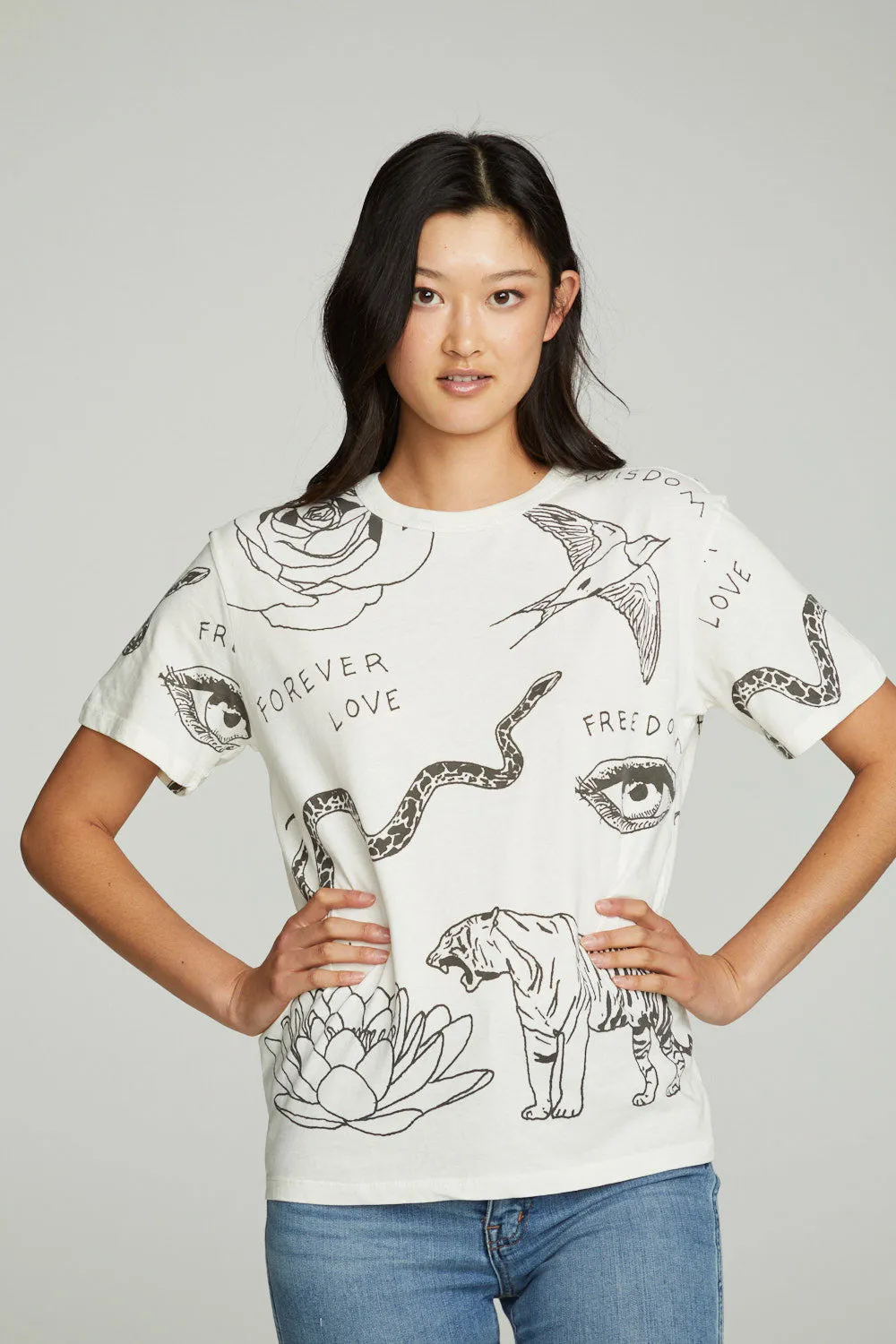 Cherish Forever Crew Tee sold by Chaser