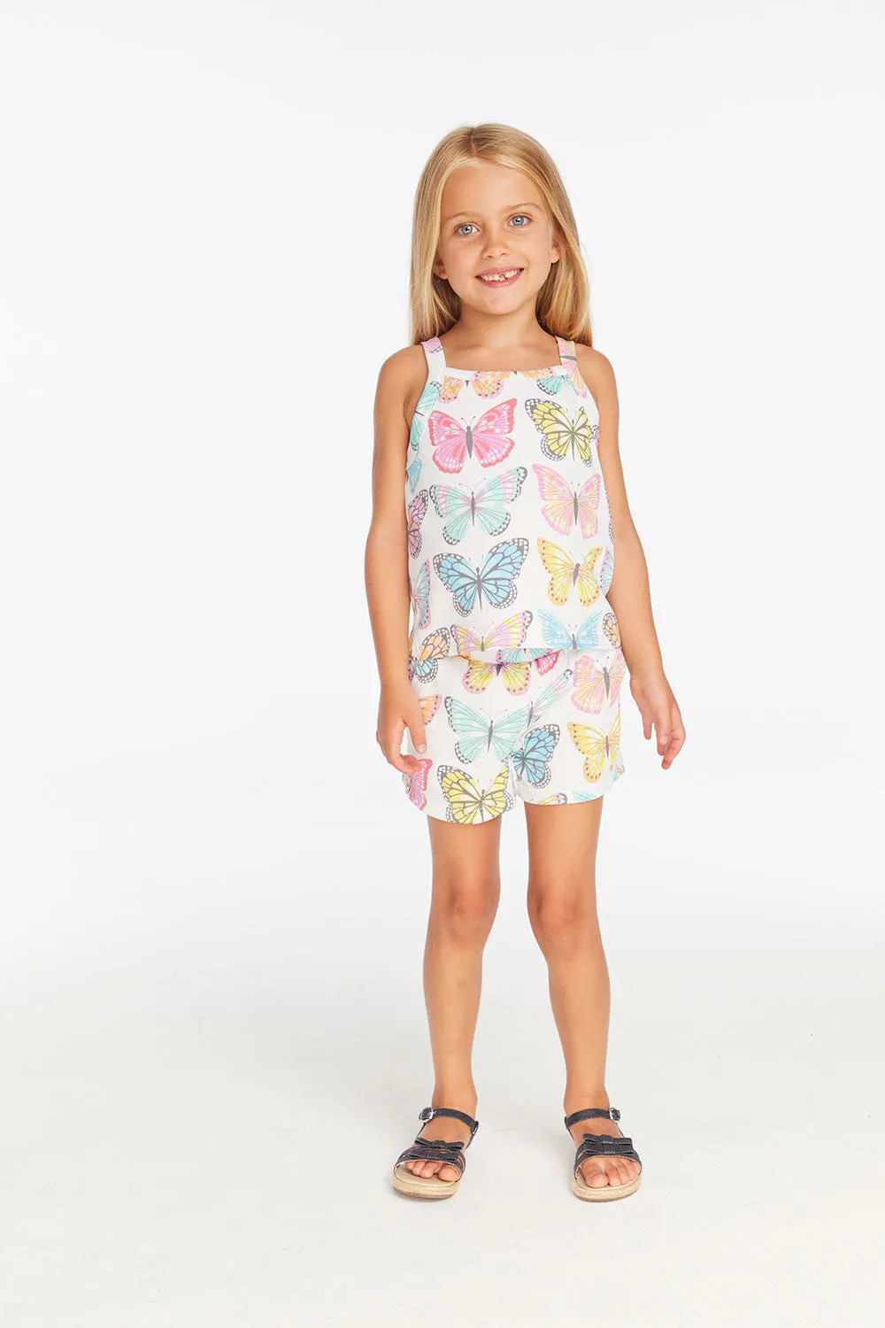 Mae "She's a Butterfly" Tank Top sold by Chaser product image thumbnail 4