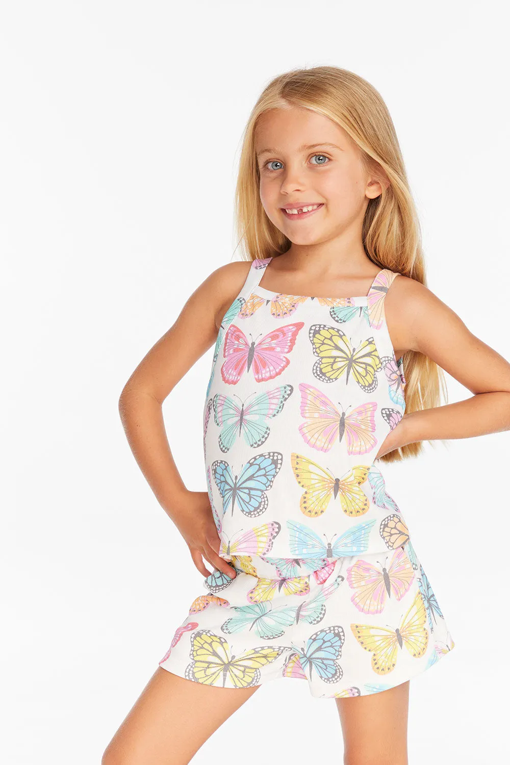 Mae "She's a Butterfly" Tank Top sold by Chaser