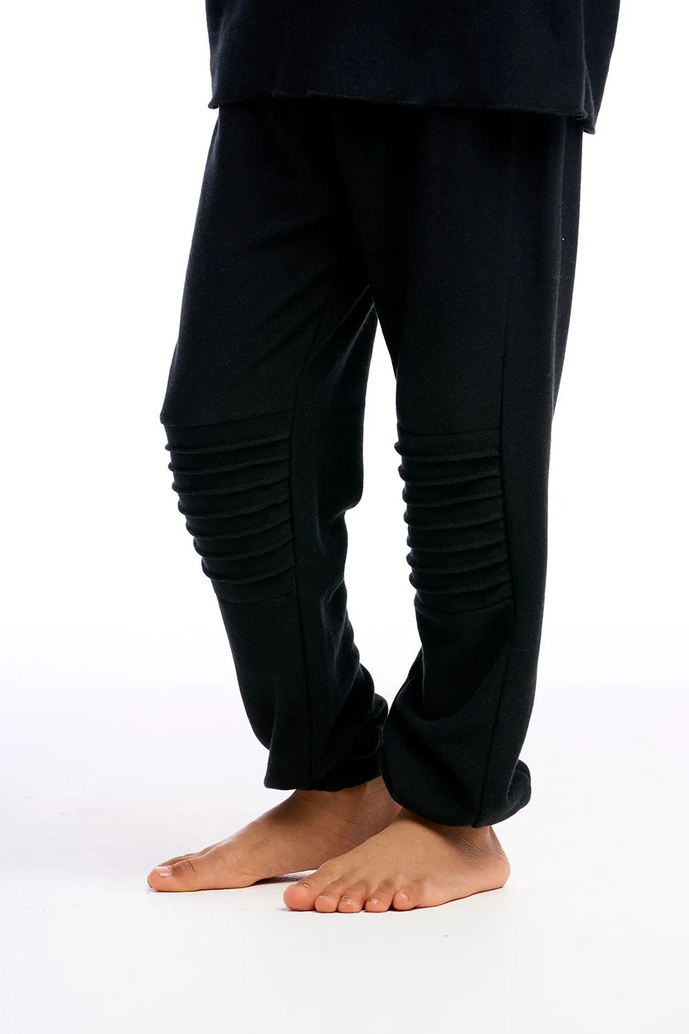 Girls Cozy Knit Slouchy Moto Jogger sold by Chaser product image thumbnail 2