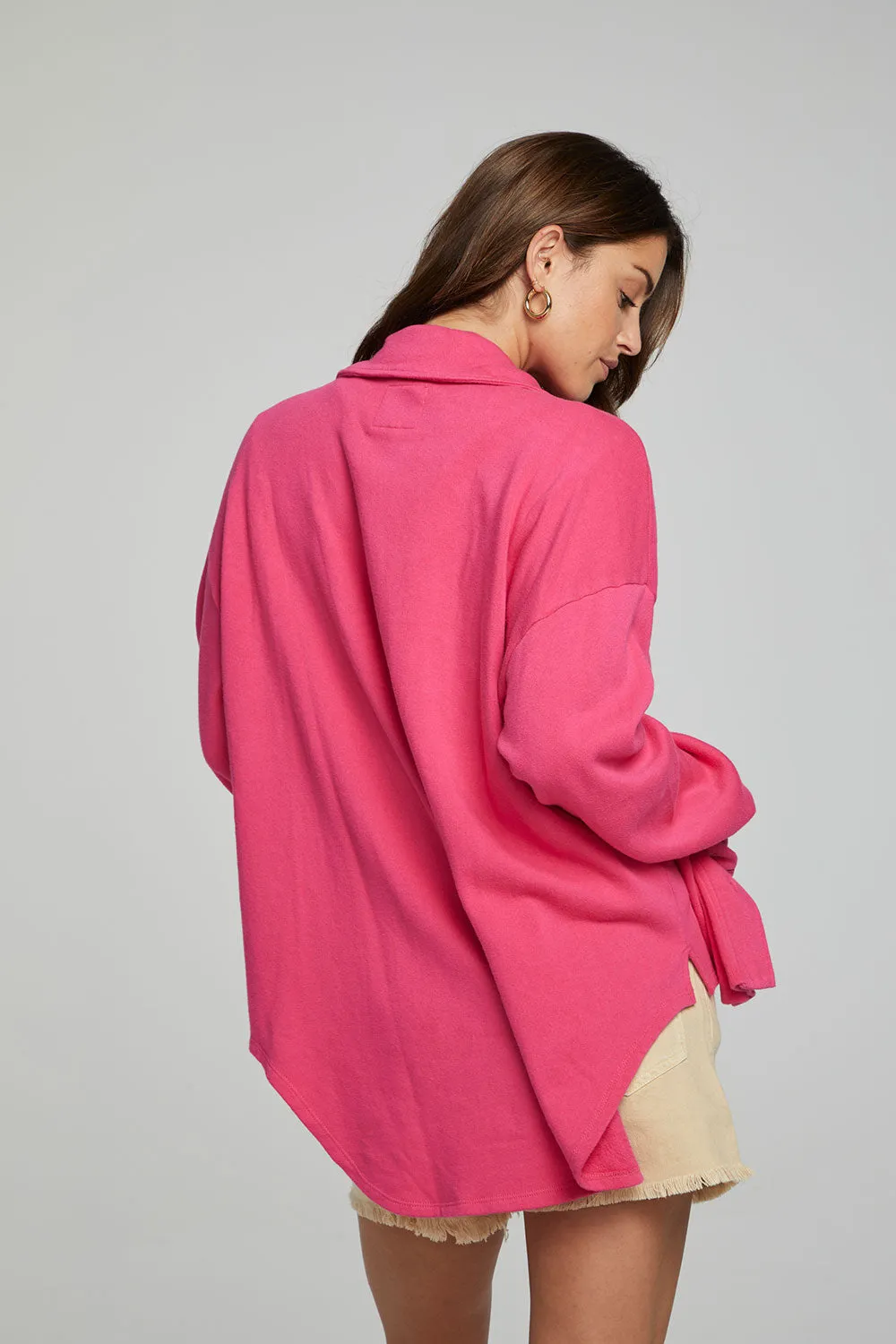 Malone Button Down - Fuchsia sold by Chaser product image thumbnail 5