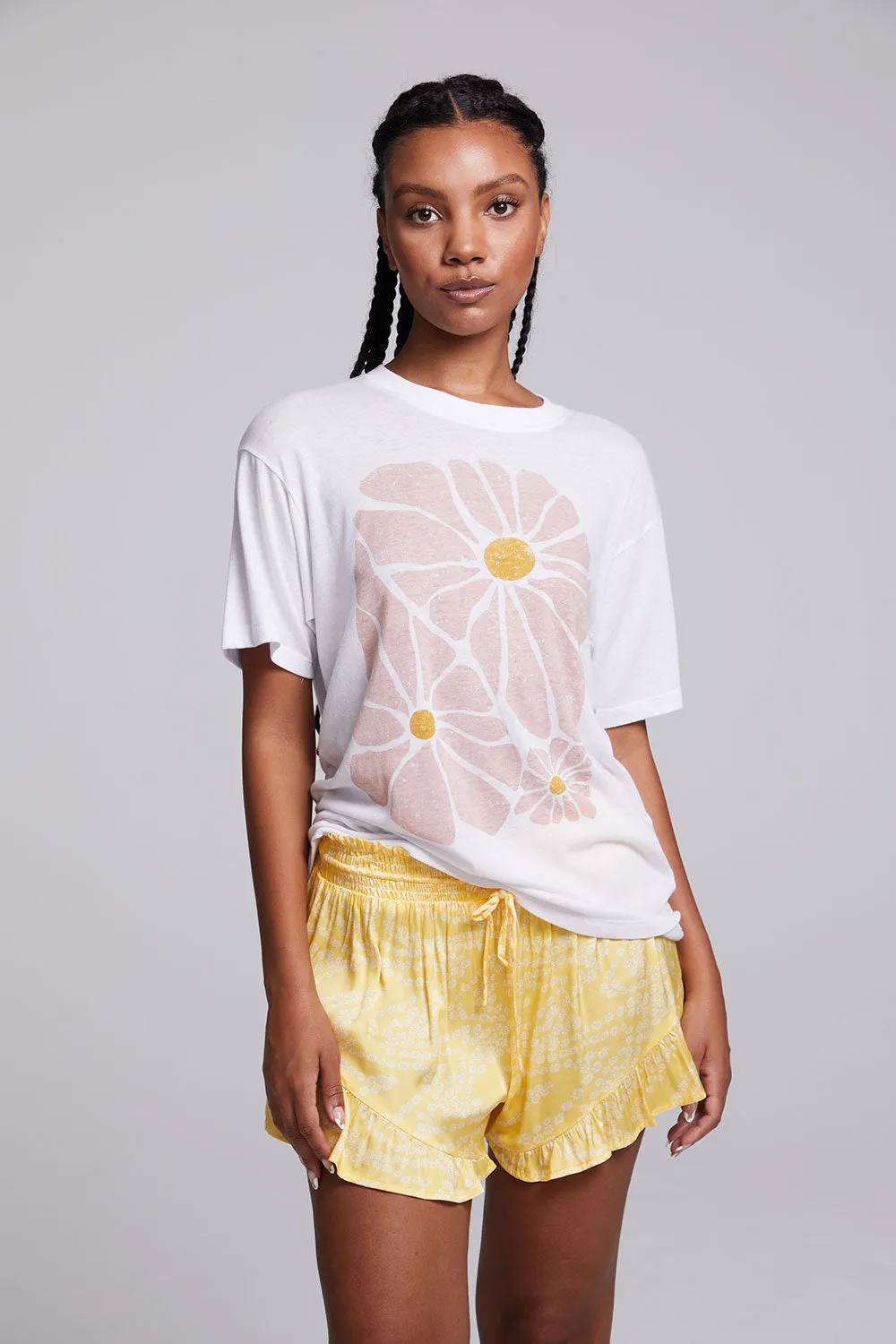 Retro Flowers Tee sold by Chaser product image thumbnail 5