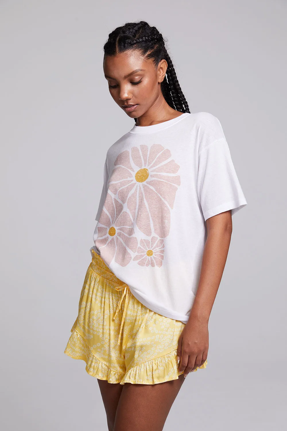 Retro Flowers Tee sold by Chaser product image thumbnail 2