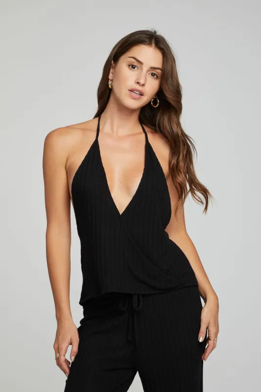 Bowery Halter Top - Black Onyx sold by Chaser