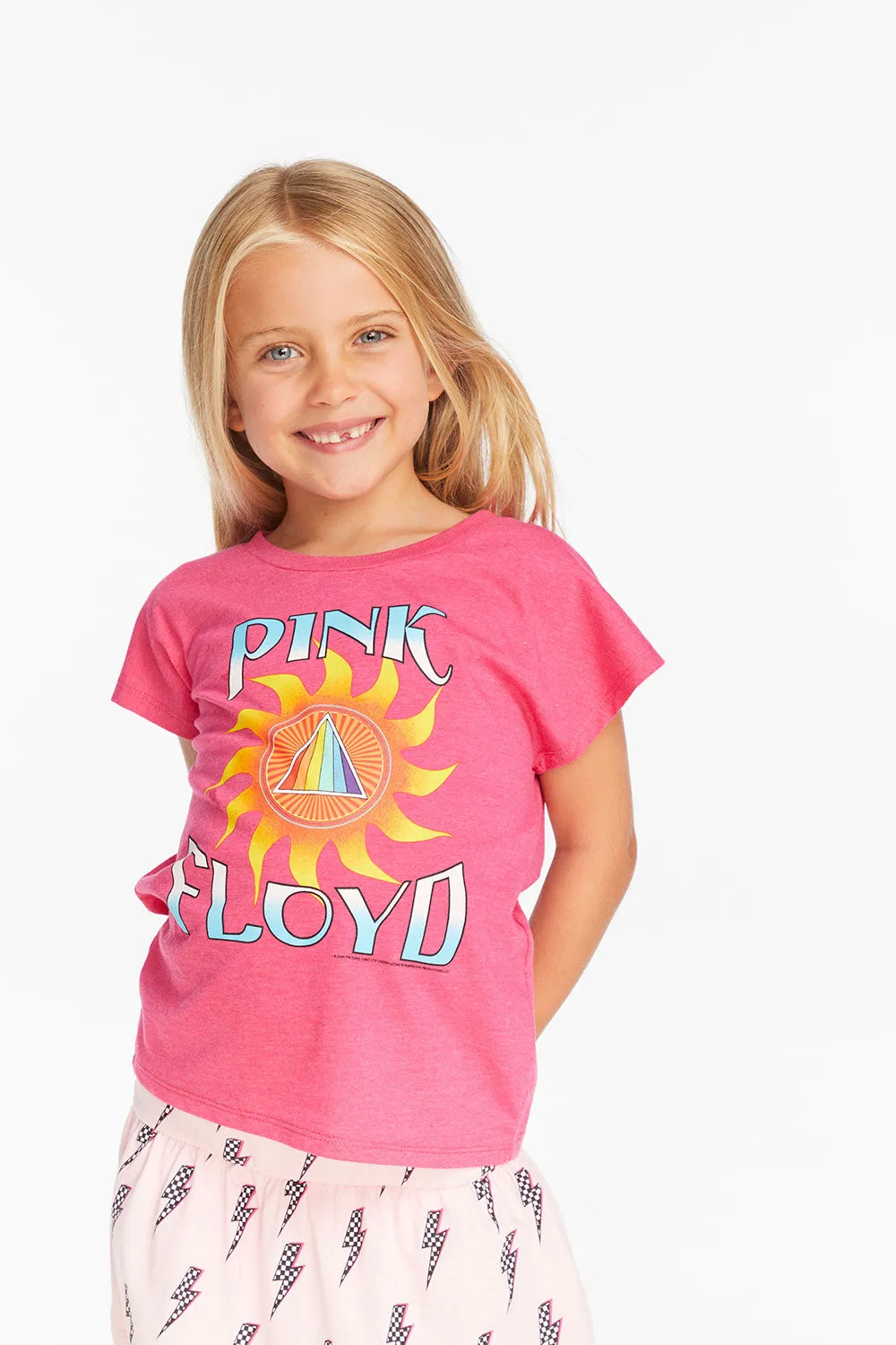 Pink Floyd Prism Sun Girls Tee sold by Chaser product image thumbnail 5