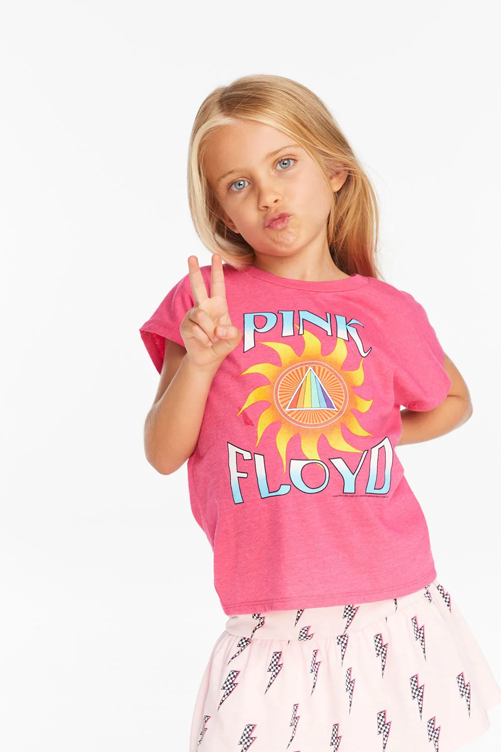 Pink Floyd Prism Sun Girls Tee sold by Chaser