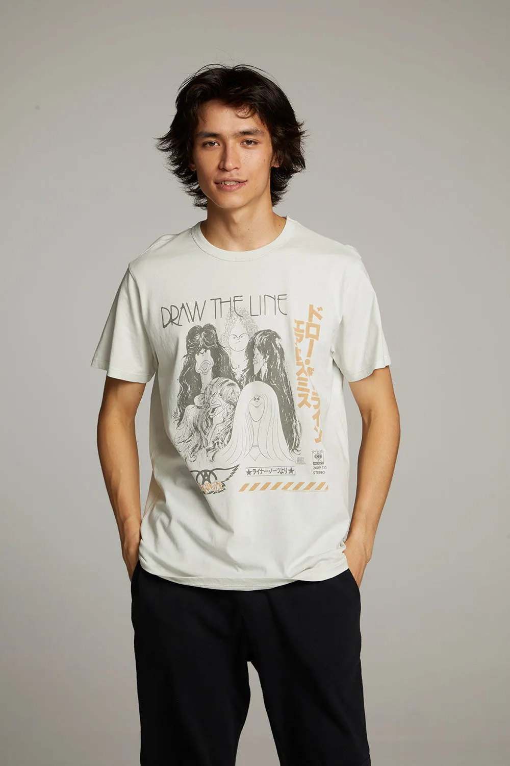 Aerosmith Draw The Line Crew Neck Tee sold by Chaser