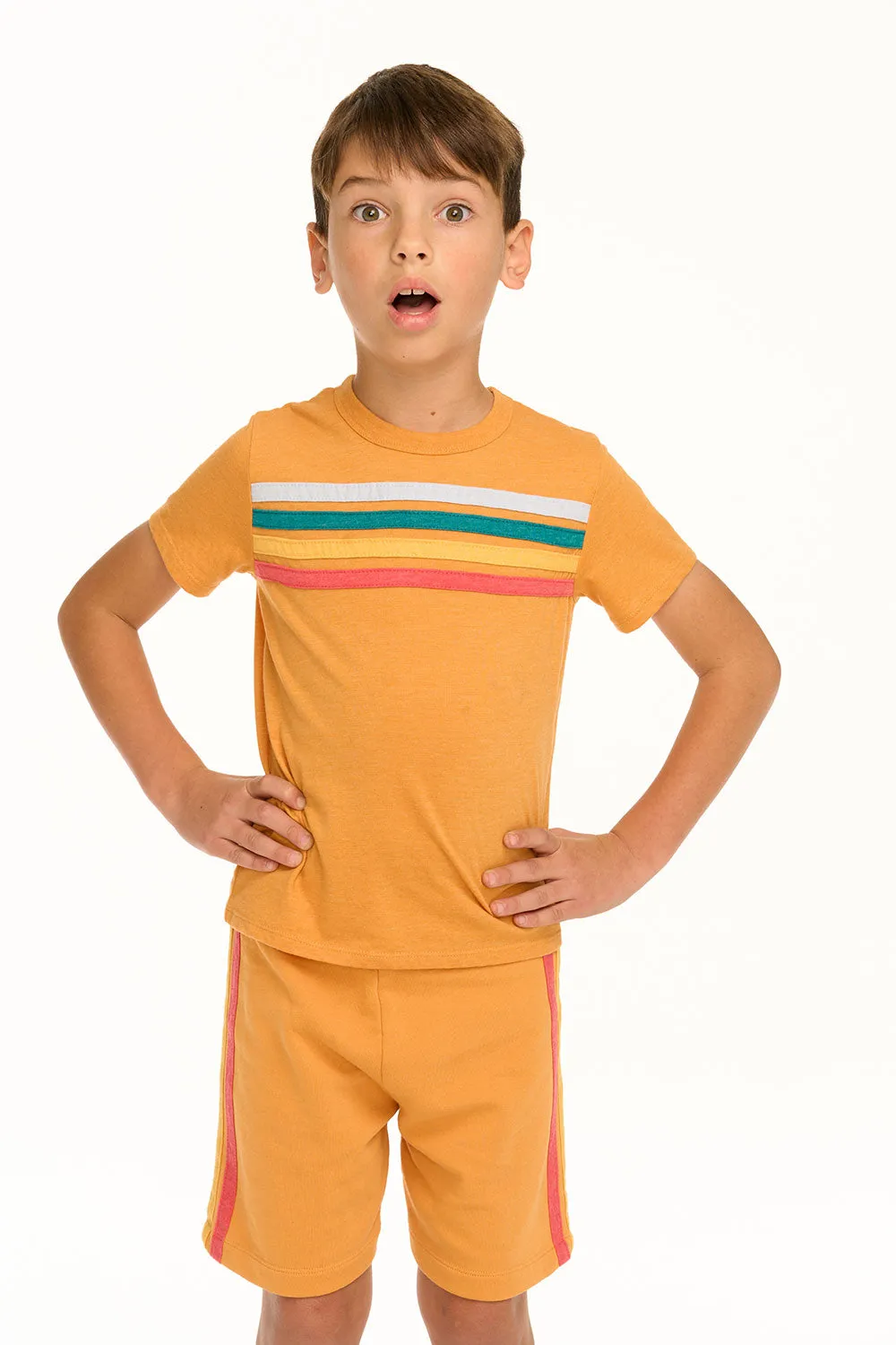 Boy's Recycled Vintage Jersey Socal Stripe Tee sold by Chaser product image thumbnail 2