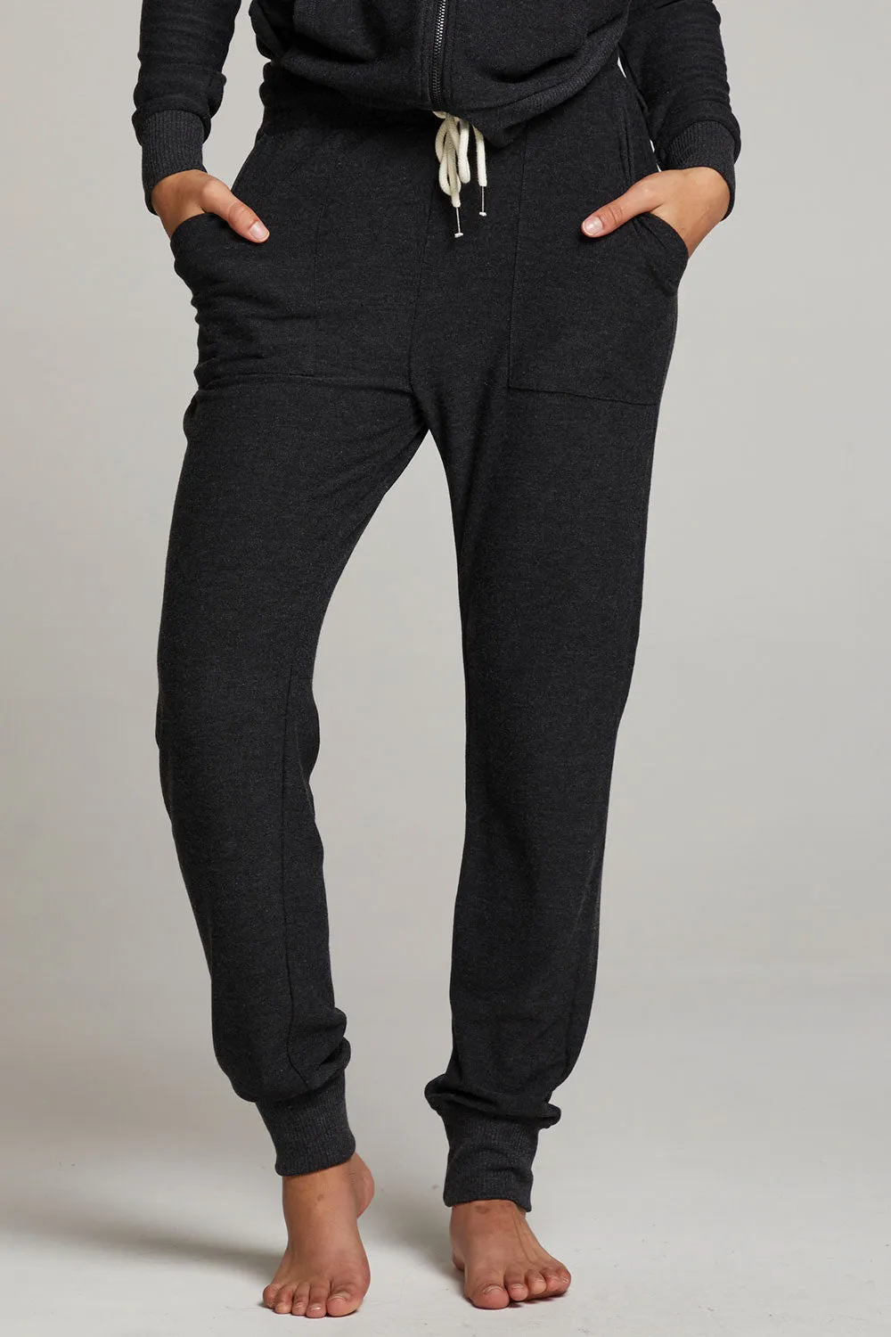 Tessa Black Jogger sold by Chaser