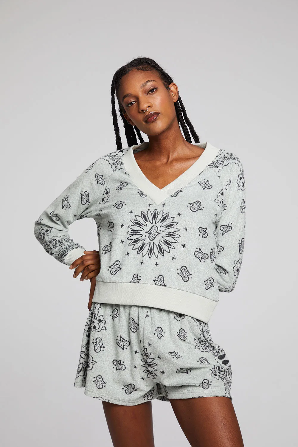 Cali Matcha Bandana Tee sold by Chaser product image thumbnail 5