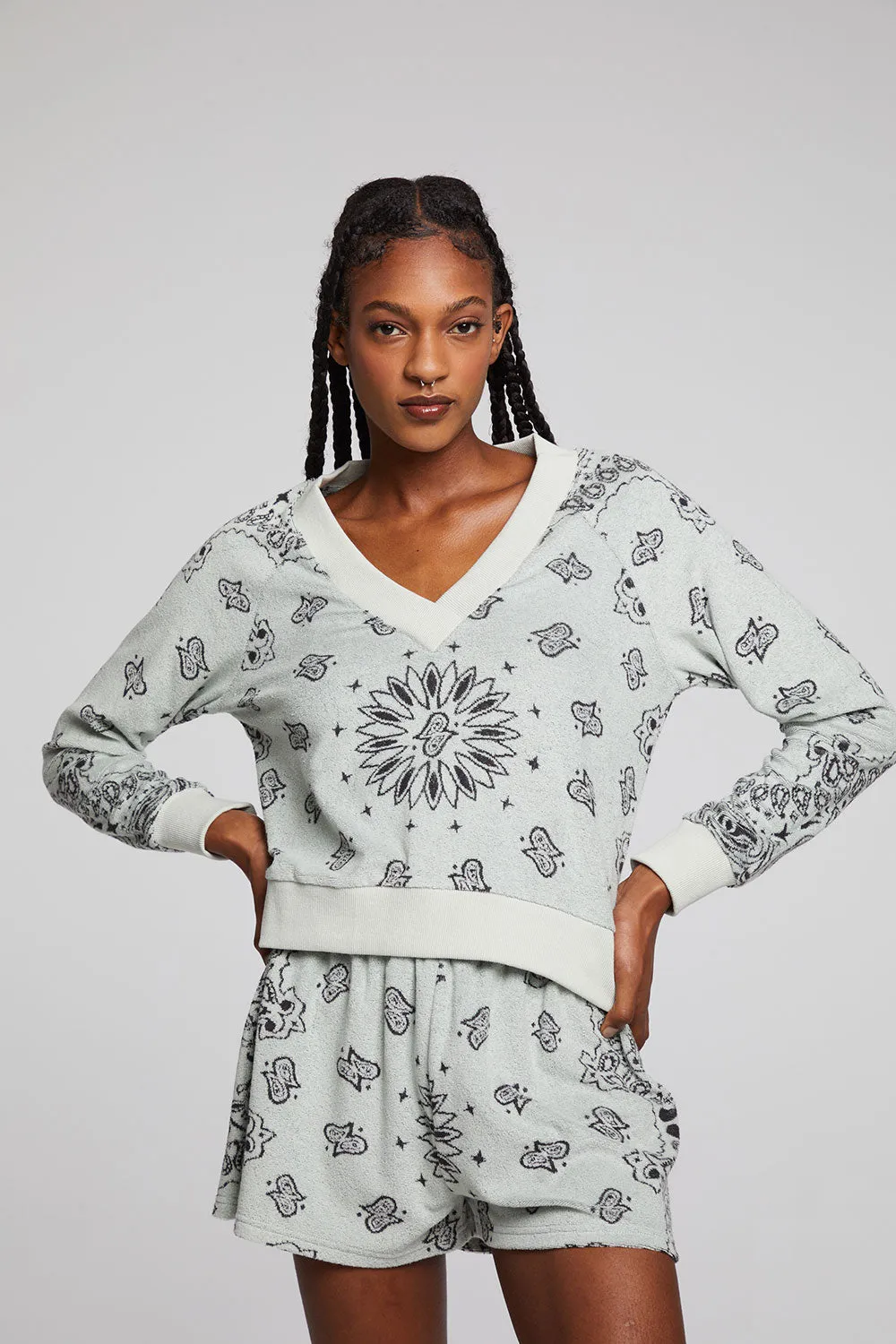 Cali Matcha Bandana Tee sold by Chaser product image thumbnail 2