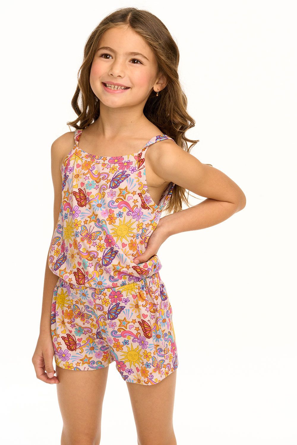 Rosa Sunny Days Print Romper sold by Chaser product image thumbnail 3