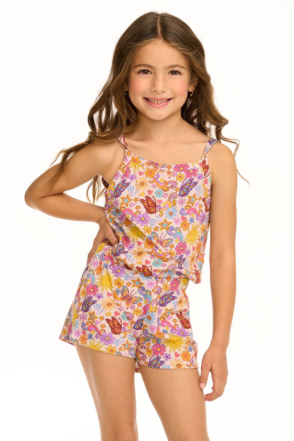 Rosa Sunny Days Print Romper sold by Chaser product image thumbnail 6