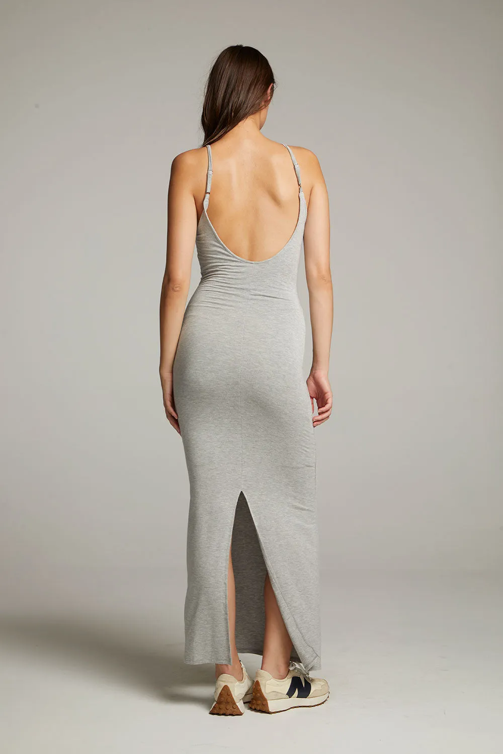 Panther Heather Grey Maxi Dress sold by Chaser product image thumbnail 4