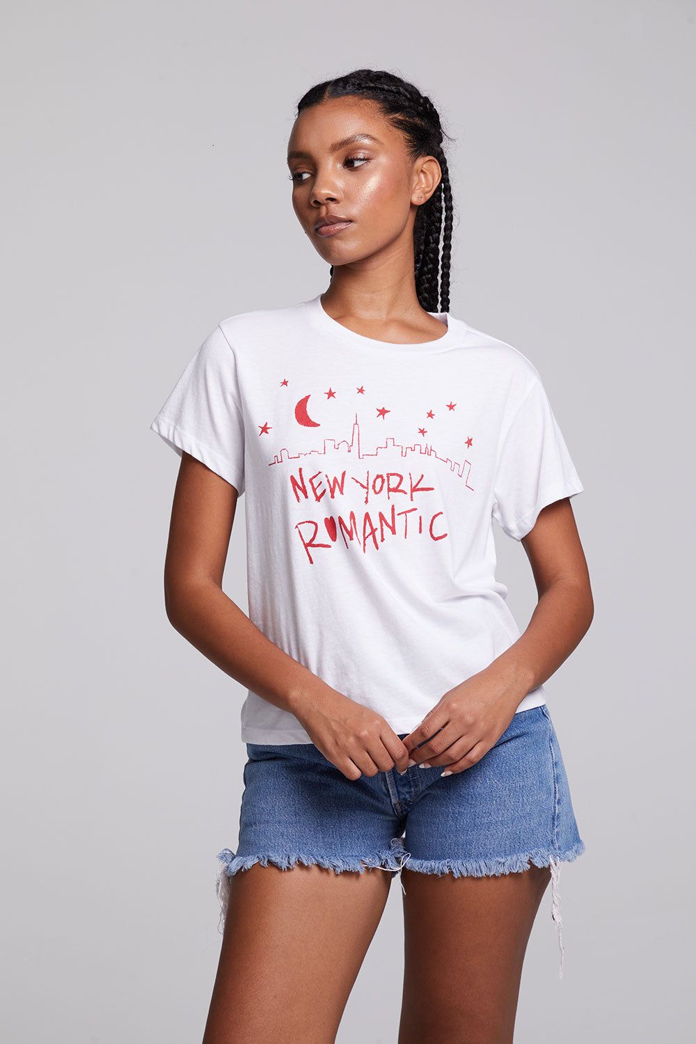 New York Romantic Crew Neck Tee sold by Chaser