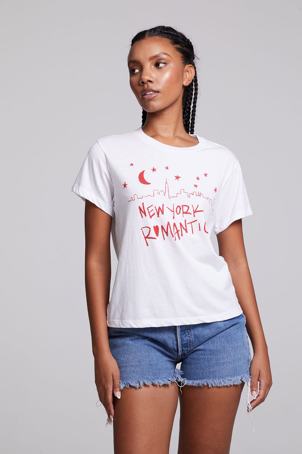 New York Romantic Crew Neck Tee sold by Chaser product image thumbnail 5