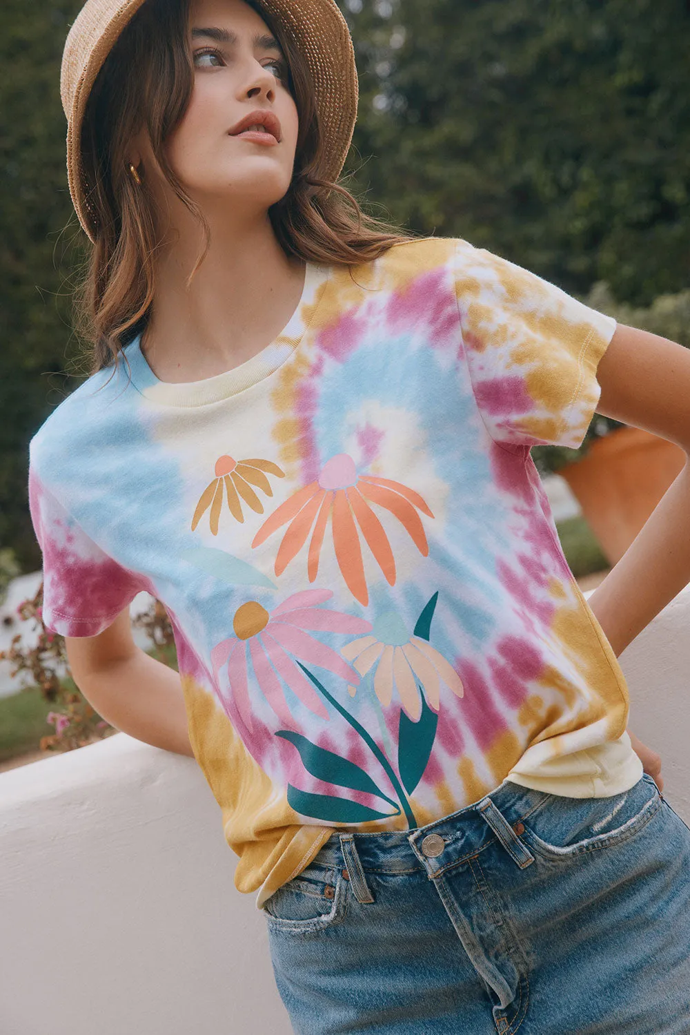 Daisy Bunch Tee sold by Chaser product image thumbnail 2