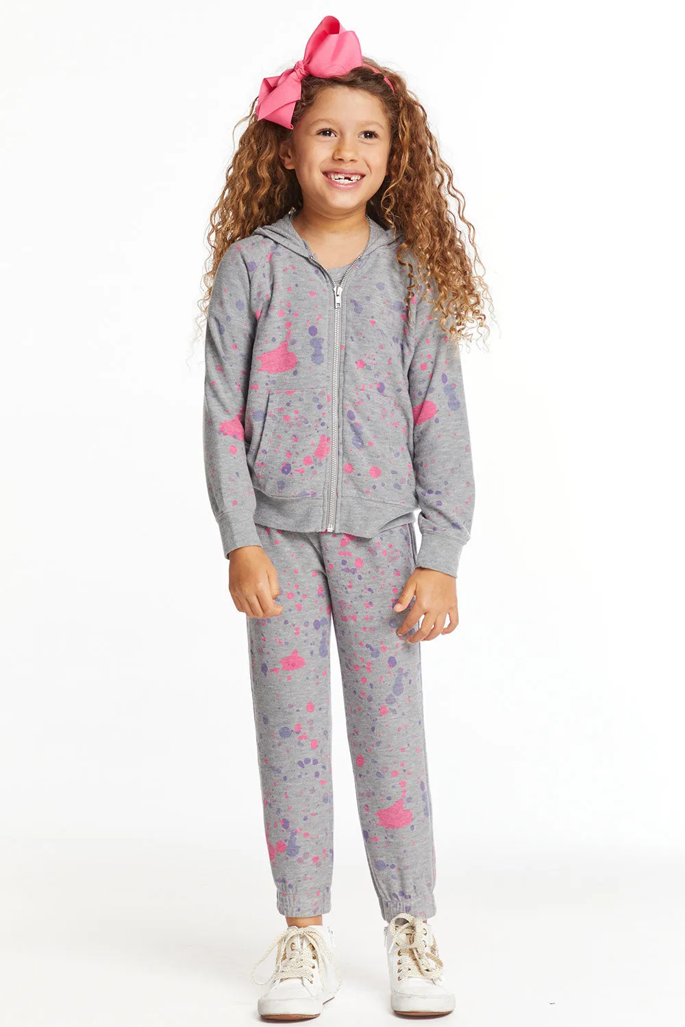 Splatter Paint Girls Pants sold by Chaser product image thumbnail 3