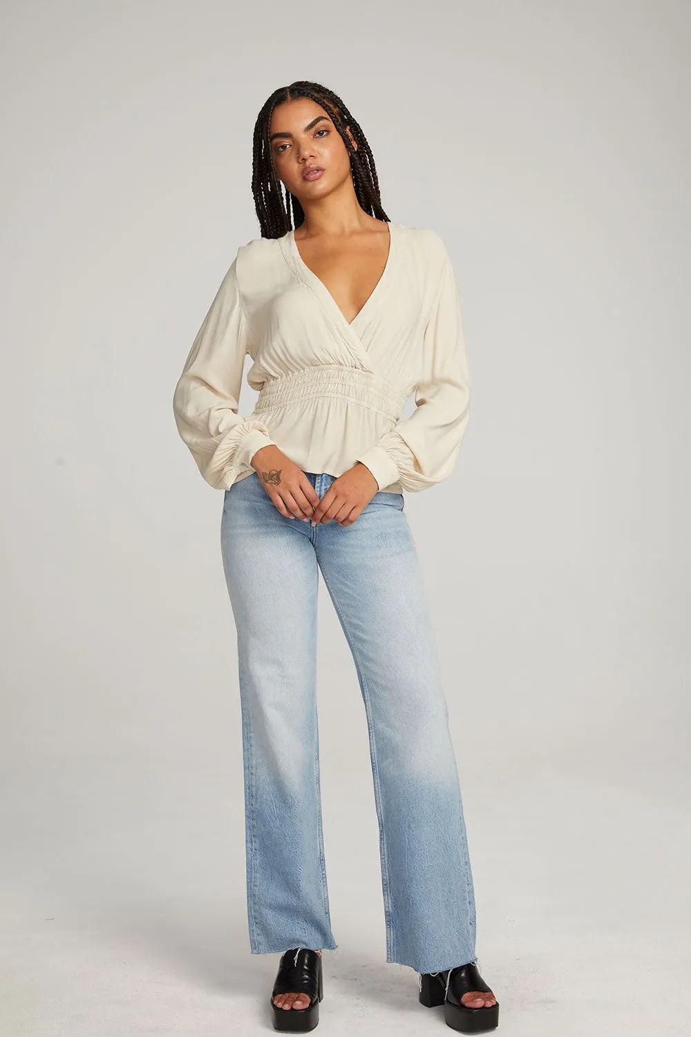 Liberty Bark-White Blouse sold by Chaser product image thumbnail 4