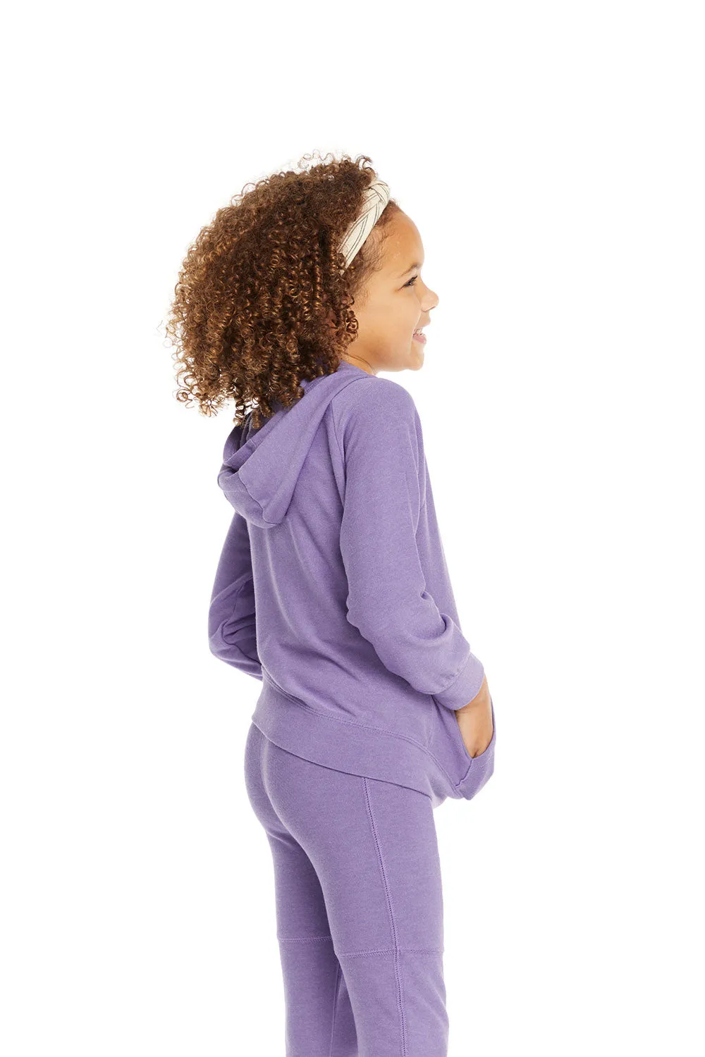 Veronica Purple Zip Up Hoodie sold by Chaser product image thumbnail 4