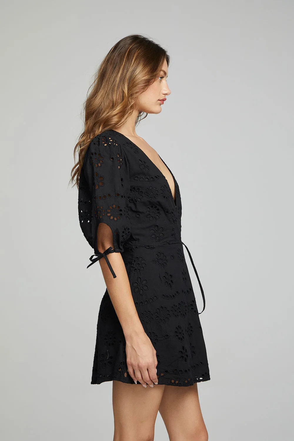 Cassia Mini Dress - Black Onyx sold by Chaser product image thumbnail 2