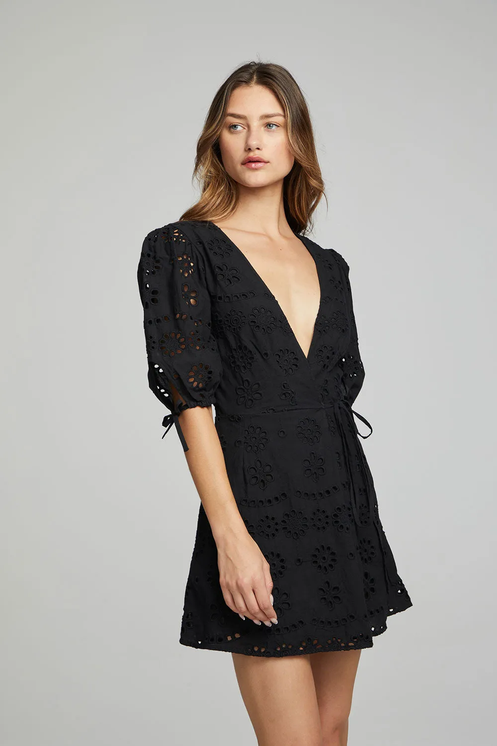 Cassia Mini Dress - Black Onyx sold by Chaser product image thumbnail 4
