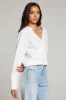 Haleyy White Blouse sold by Chaser