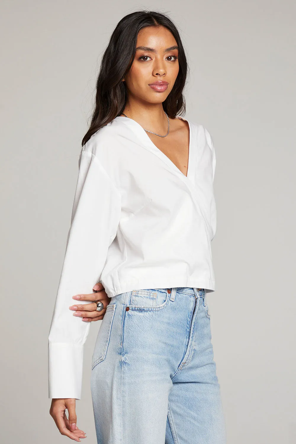 Haley White Blouse sold by Chaser product image thumbnail 2