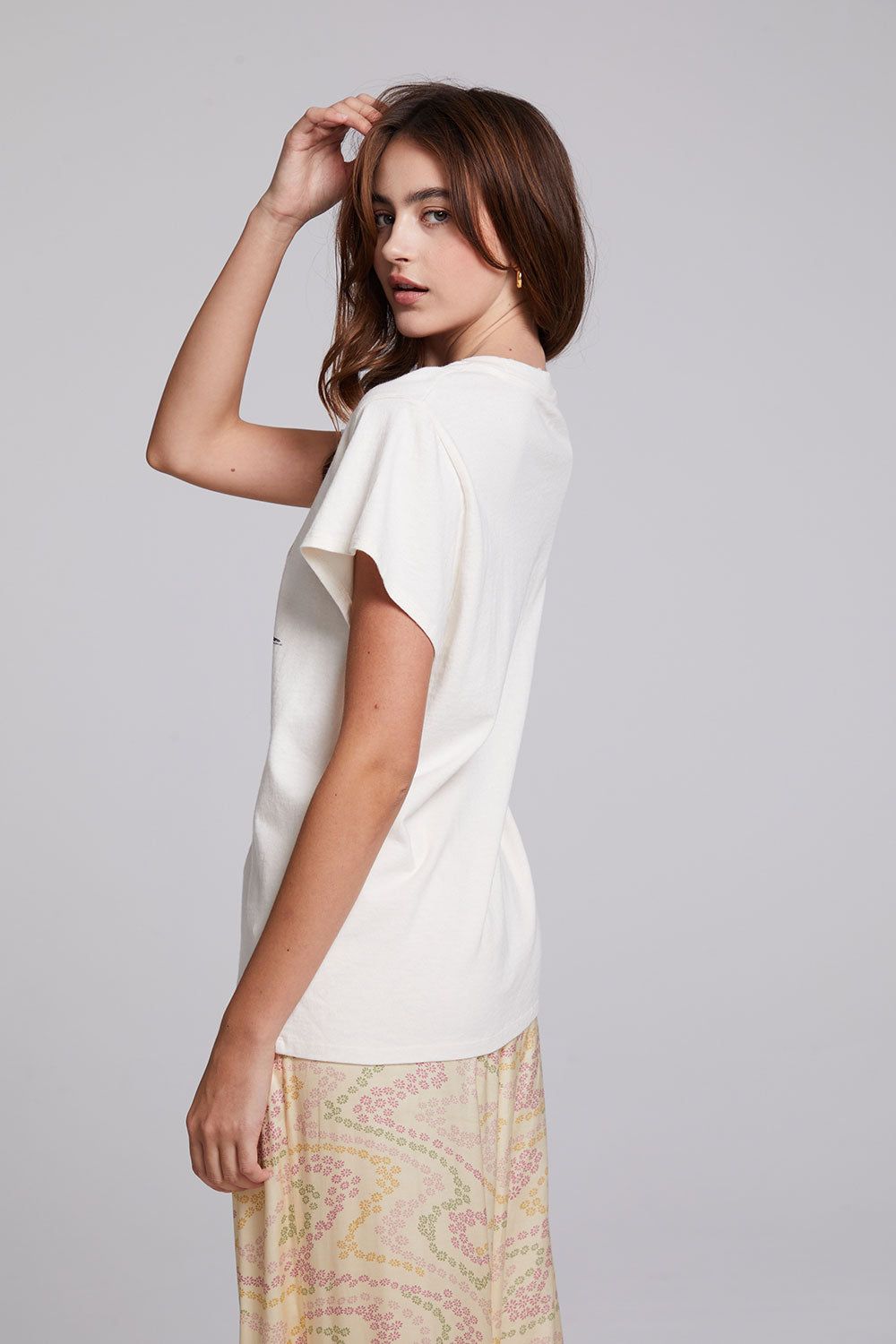 Woodstock Peace & Love & Music Tee sold by Chaser product image thumbnail 2